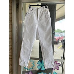 Vintage 1980's white Ozark Mountain western riding jeans size 5/6